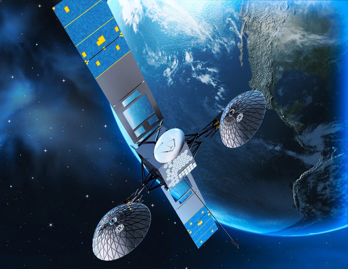 Illustration of TDRS-13, the final sat- ellite in NASA’s Tracking and Data Relay Satellite (TDRS) constellation, which has provided crucial connectivity for govern- ment users like the ISS and the U.S. De- partment of Defense for decades. NASA is transitioning to commercial alternatives to meet future data relay needs.