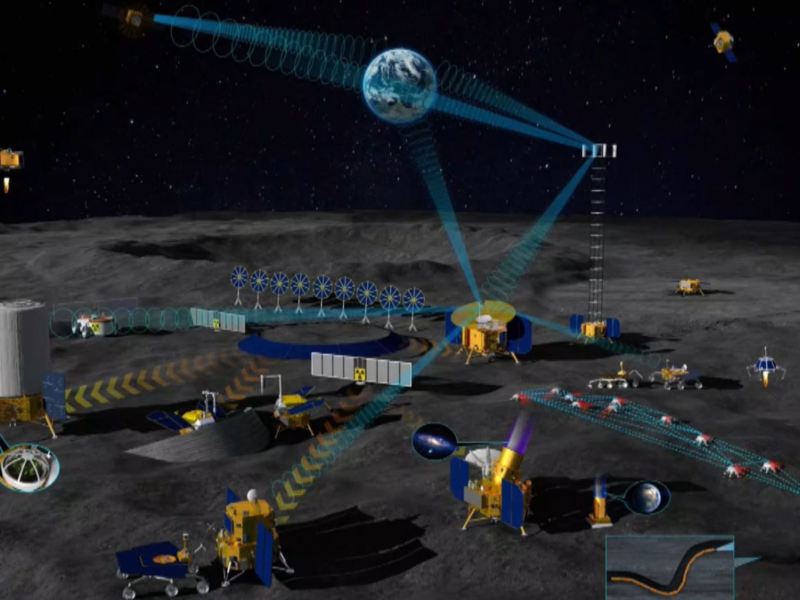 A render depicting phase 3 of the China-Russia ILRS roadmap.