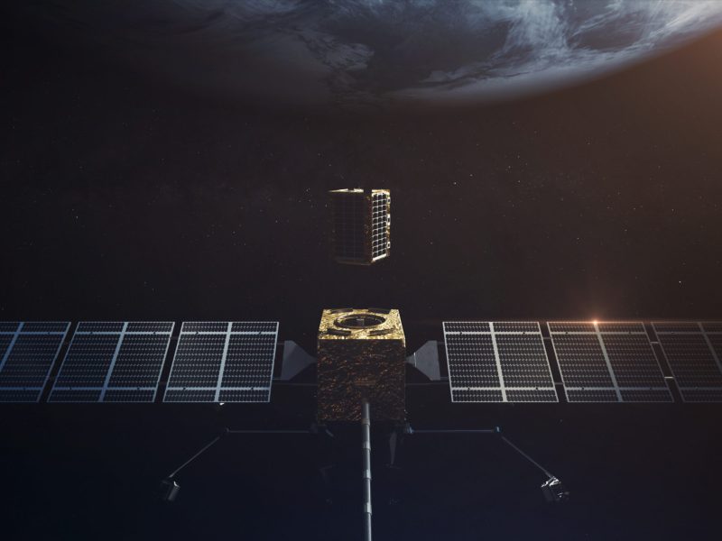 “Visualization of Orbit Fab’s shuttle refueling Astroscale’s LEXI™ Servicer”.