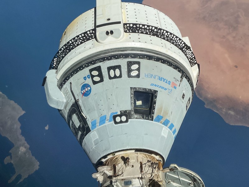 Starliner at ISS