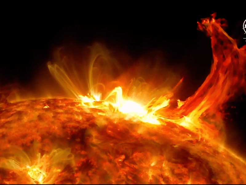Coronal Mass Ejection imagery captured by NASA's Solar Dynamics Ob- servatory.